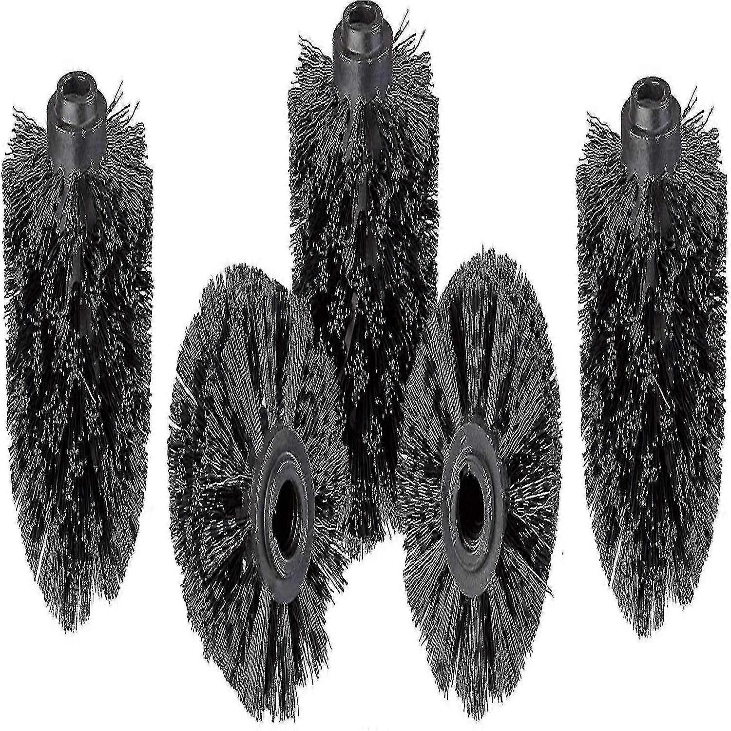 6pcs استبدال المرحاض فرشاة رئيس الأبيض استبدال فرش القطر 8cm