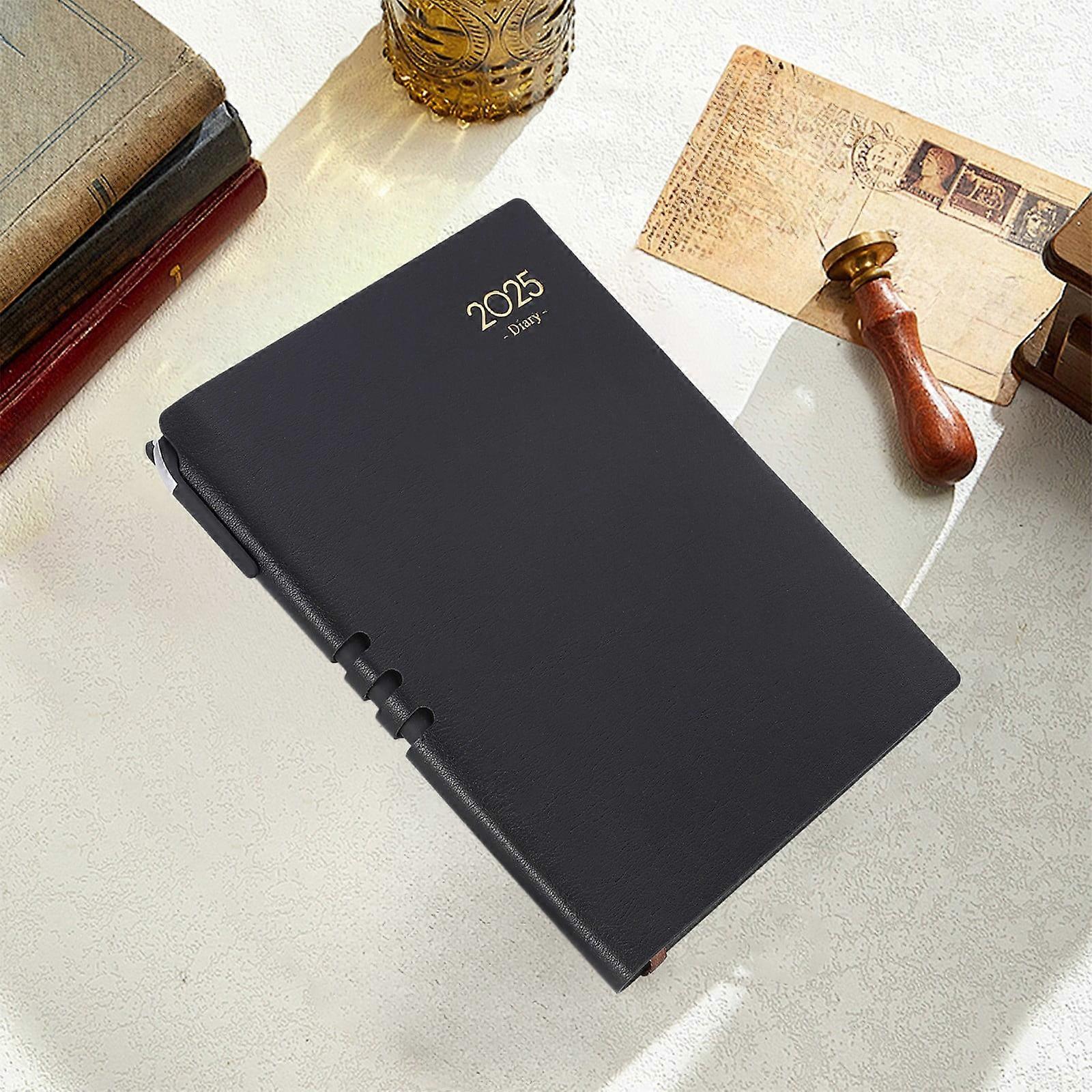 Ywbawe 2025 Calendar Book Diary Notebook Business Notepad Customizable Datebook for Planning Organization