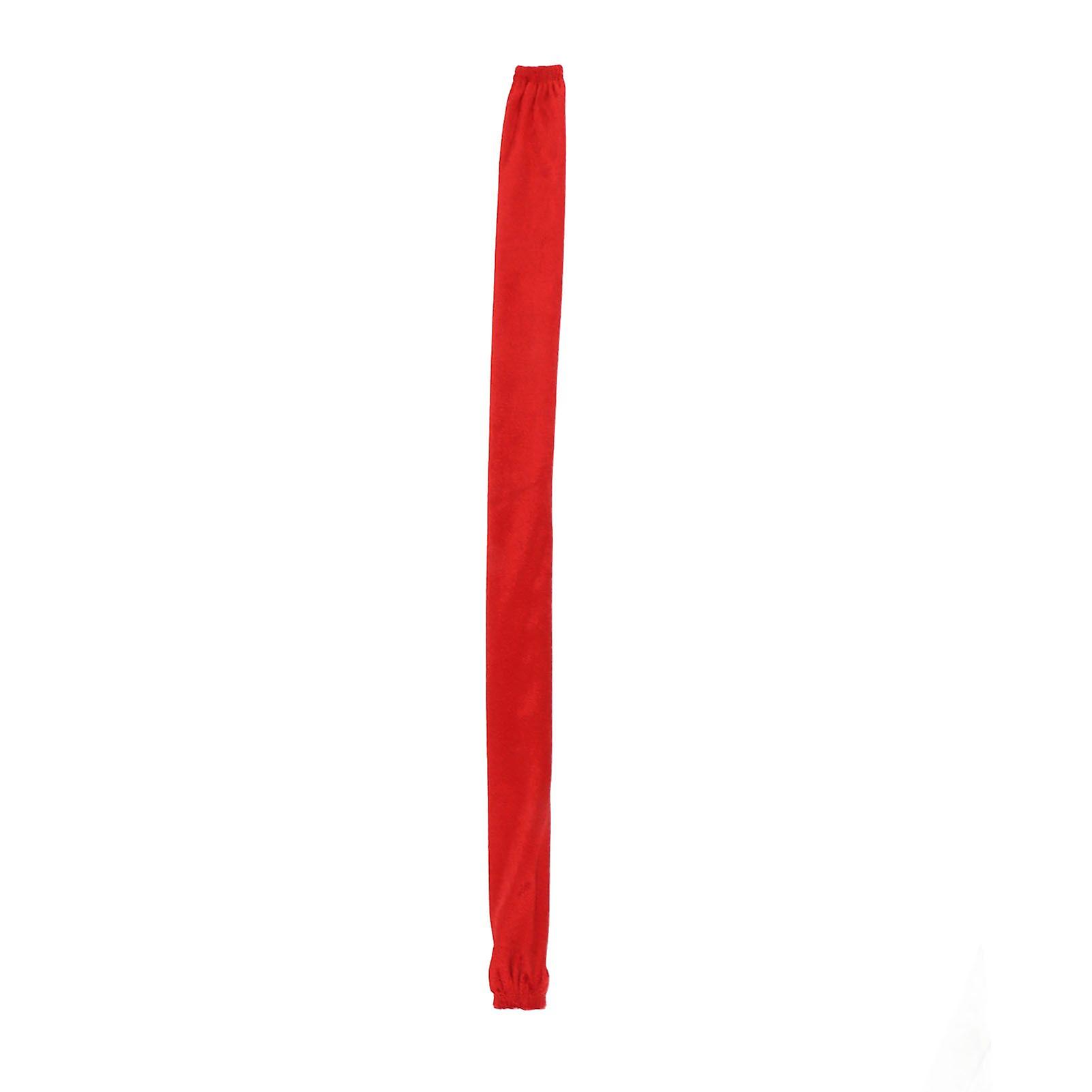 Chain Cover Dustproof Wire Flannelette Cloth 60cm Length 5cm Width with Zipper for Protection Red