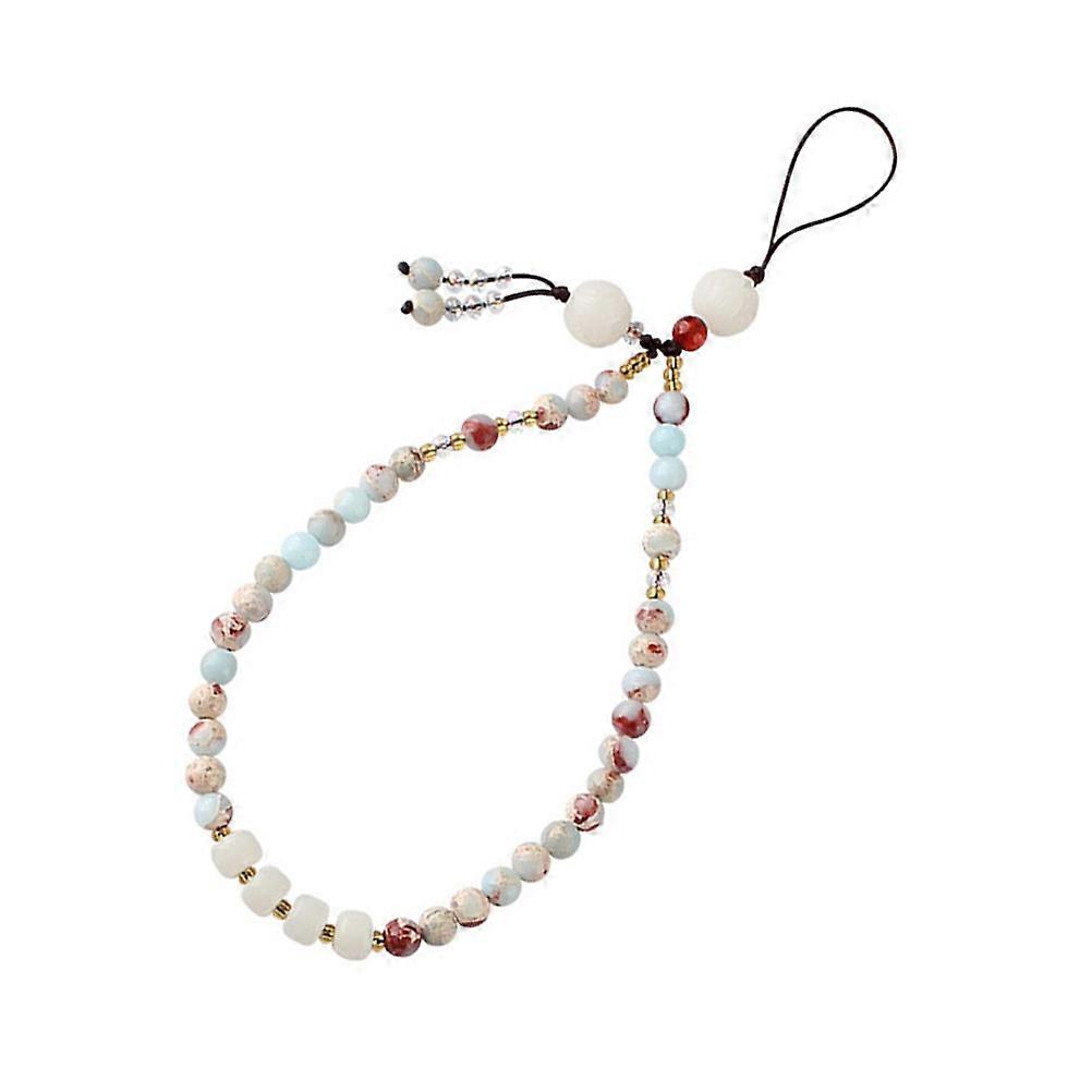 Multi Material Beaded Phone Charm Cell Phone Anti-Lost Strap for Hanging Things