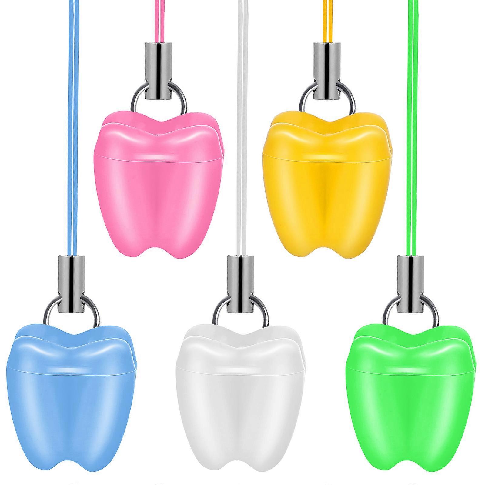 Milk Tooth Saver Tooth Case Box for Storage 5Pcs Portable Baby Keepsakes