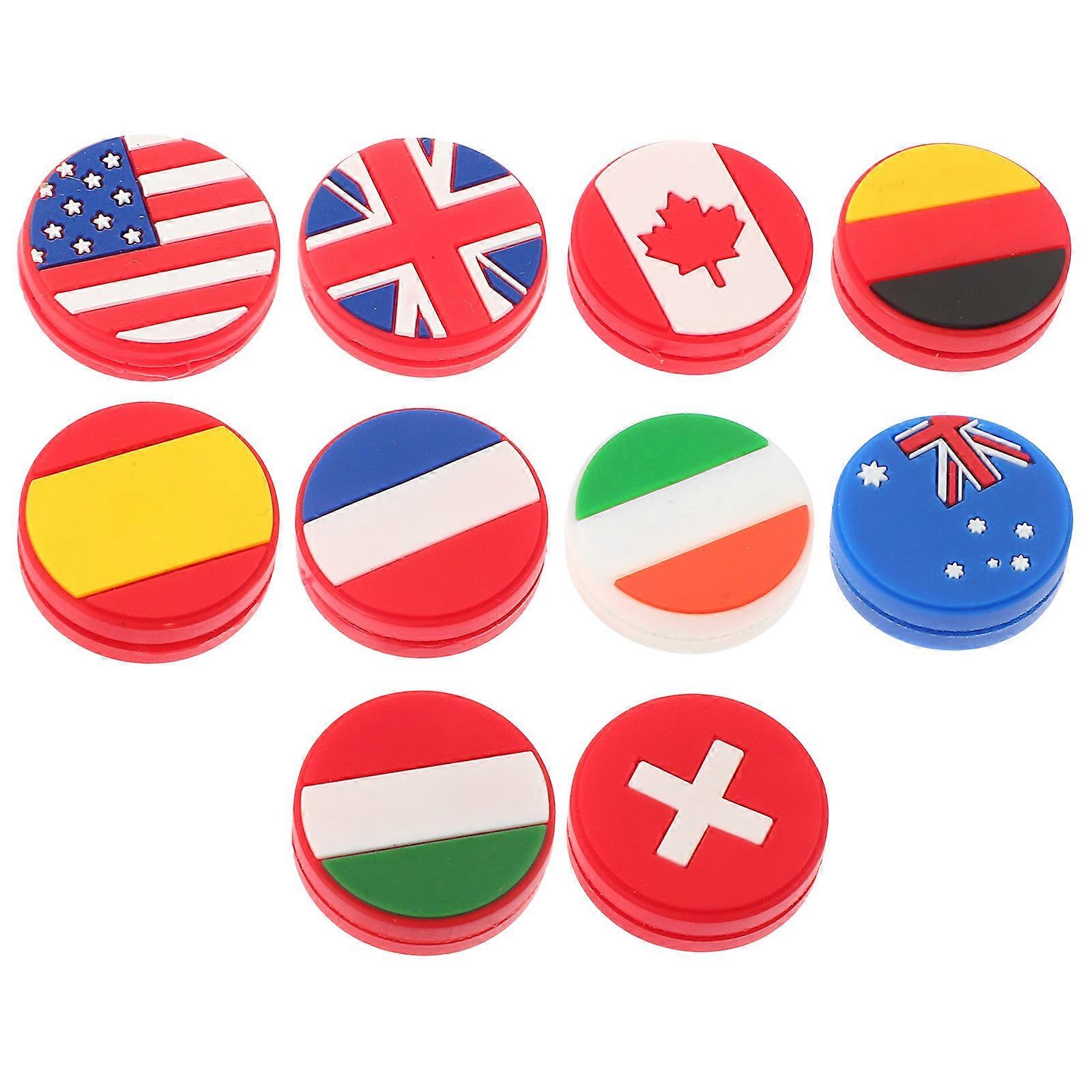 Tennis Racket Absorbers Silicone Round Shape Vibration Dampeners 50Pcs