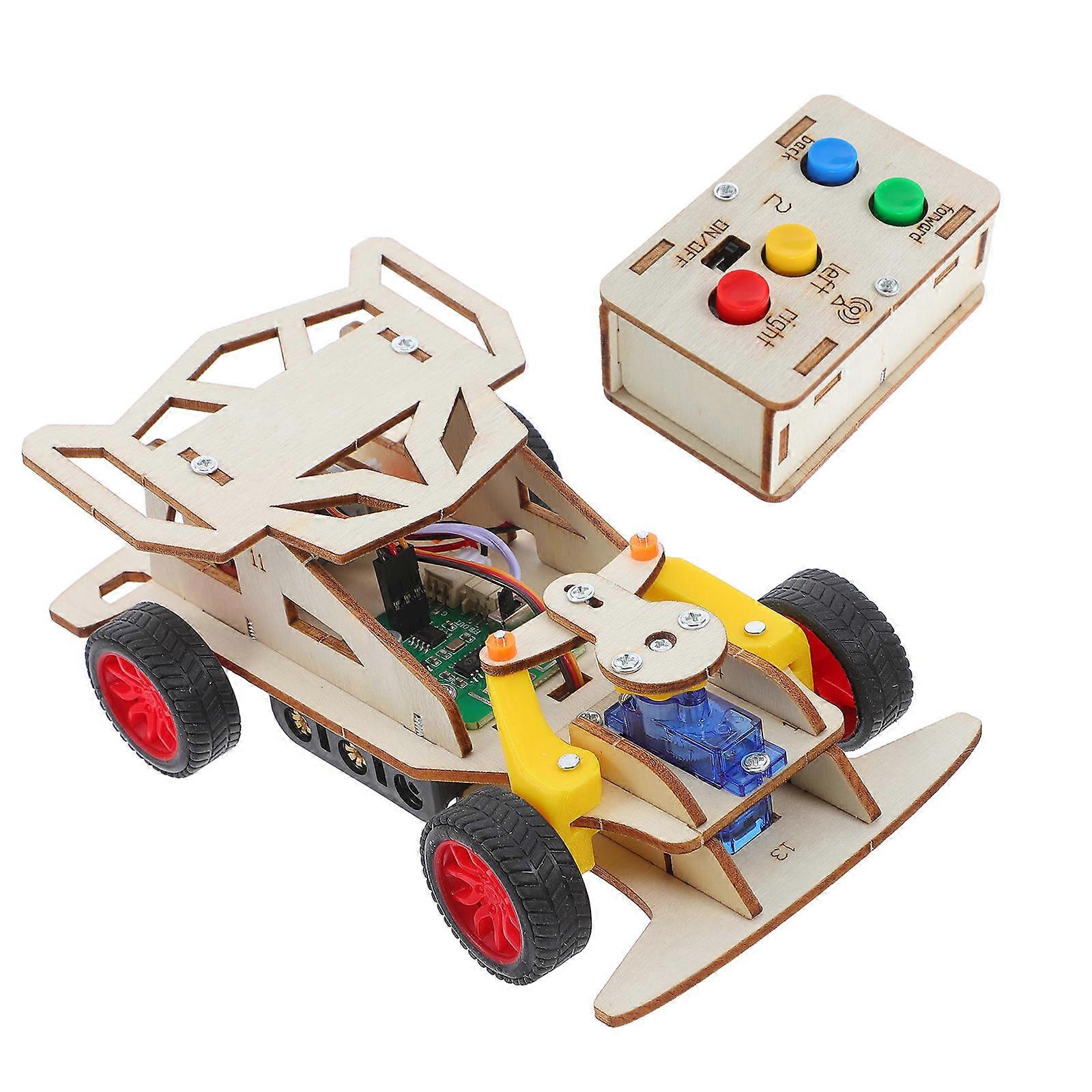 Technology Stem Car Remote Control Model Kit for Classroom Learning 5Pcs