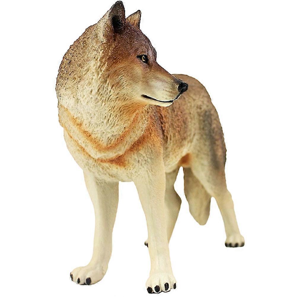 Wildlife Animal Decor Plastic Wolf Model for Decoration 3Pcs Figures