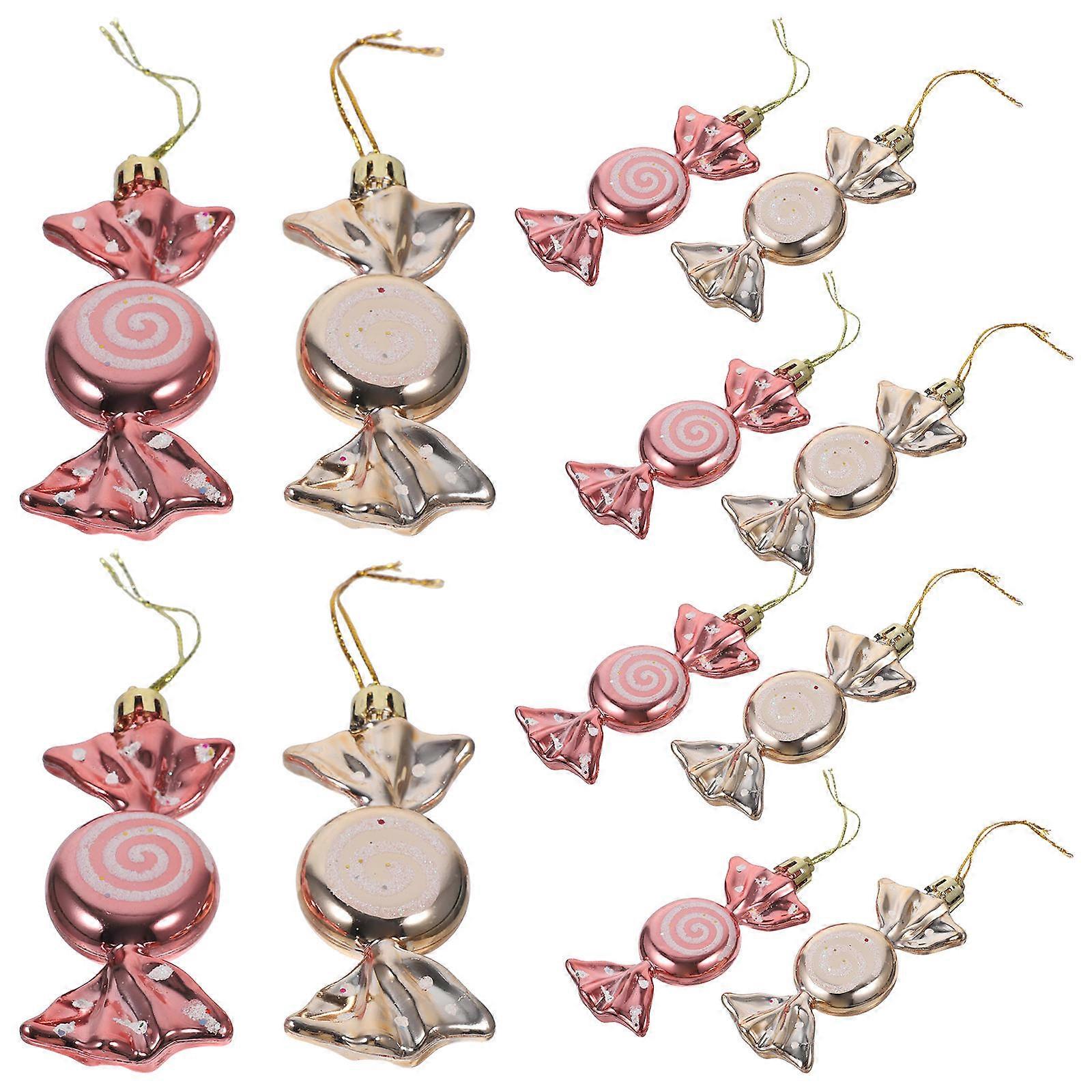 Christmas Tree Ornaments Xmas Tree Hanging Ornaments for Decorating 60Pcs