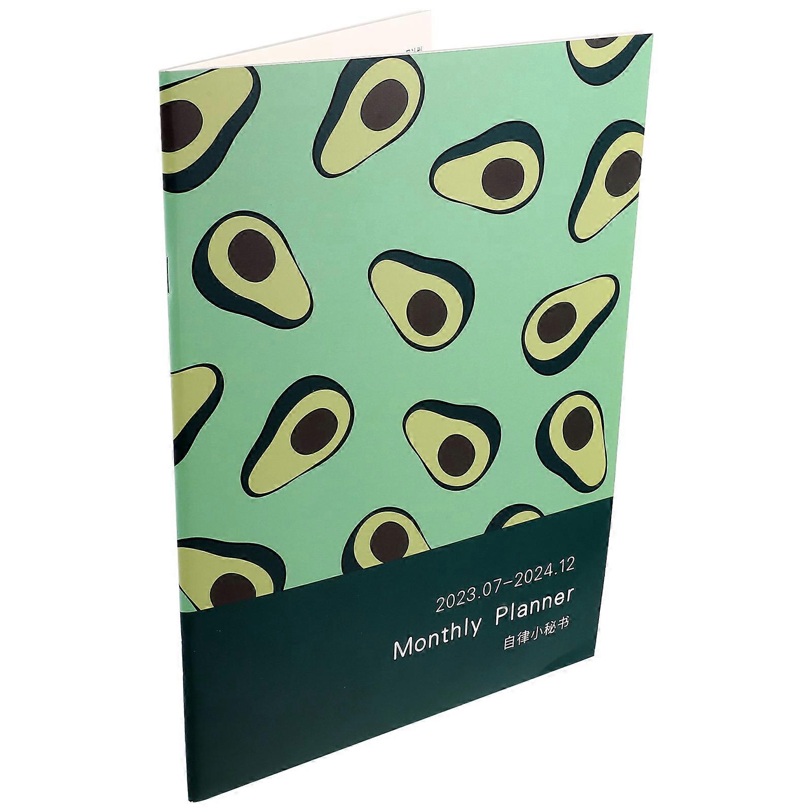 Office Planner Notebook Organizer Academic Planner For Office Use Travel Use 25.5x19x0.4cm Green Journaling 1Set