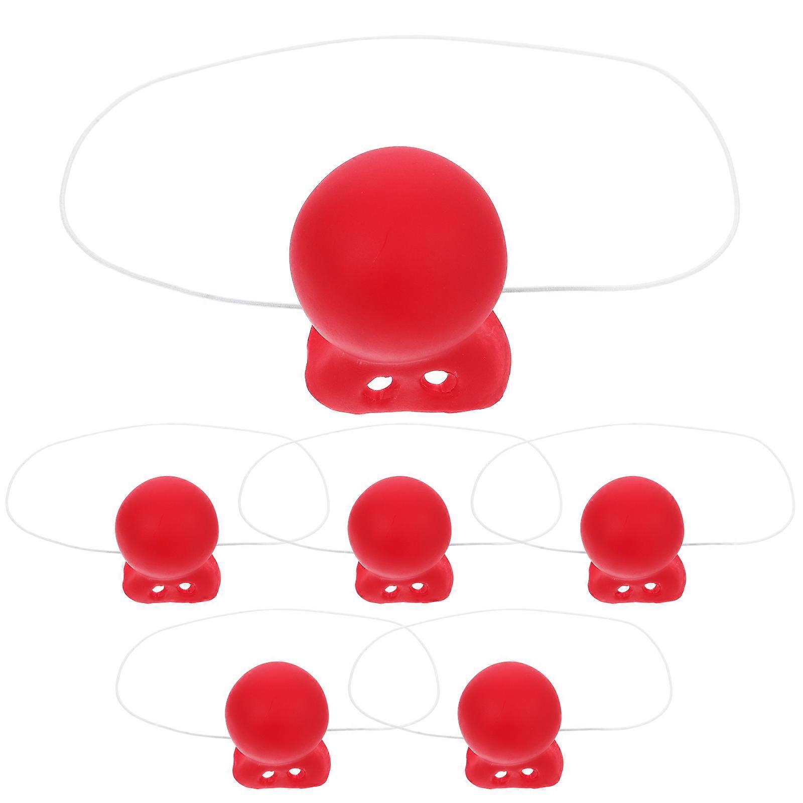 Elastic Red Clown Nose Props for Cosplay Use 30Pcs Costume Accessory