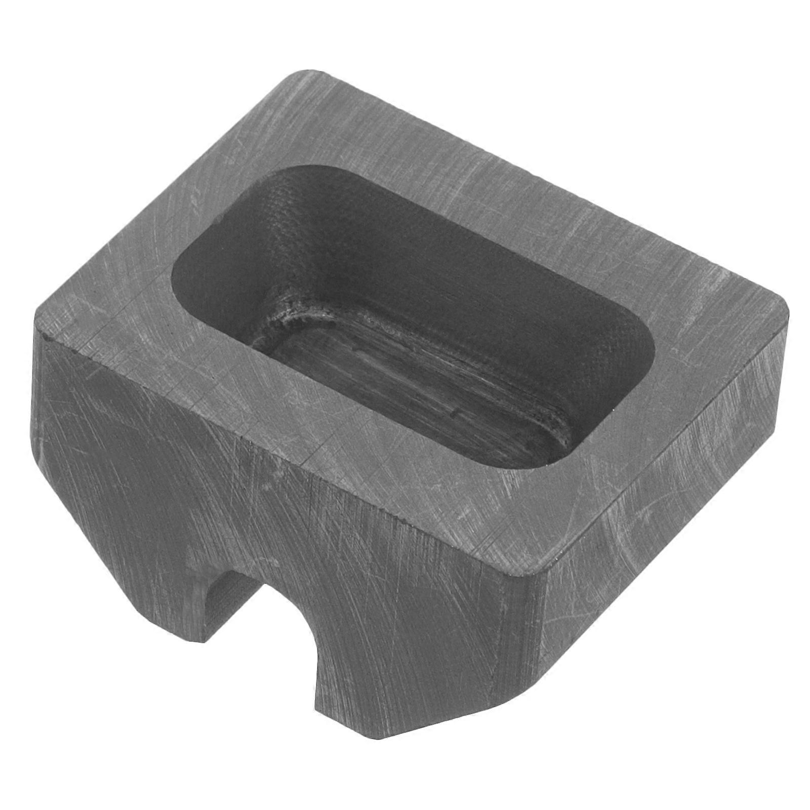 Graphite Mold For Metal Casting Tool Suitable For Laboratory And Industrial Smelting 4.30X3.60X2.30CM High Temperature Melting Alloys 5Pcs