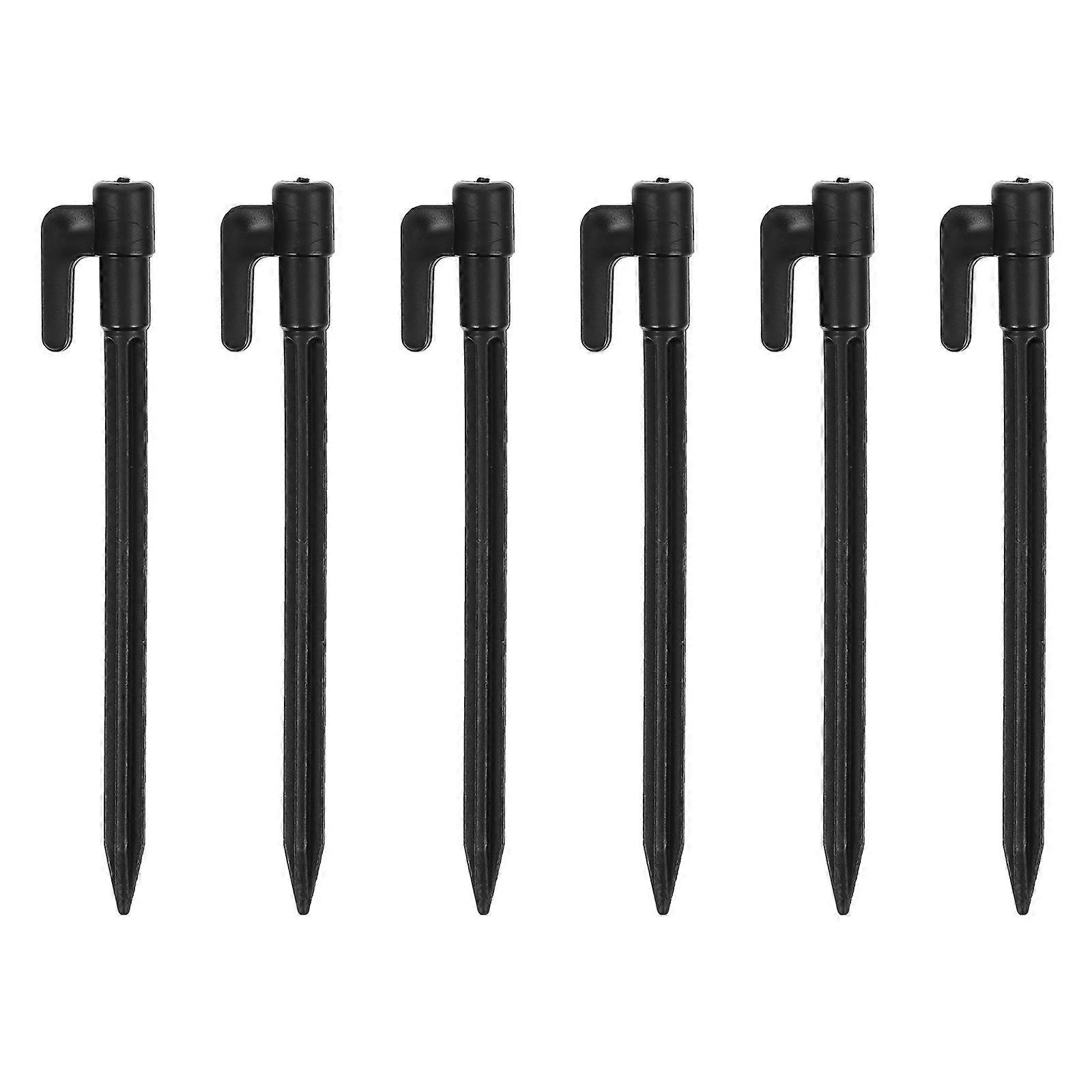 Camping Tent Nails for Ground Fixing 100Pcs Plastic Tent Pegs