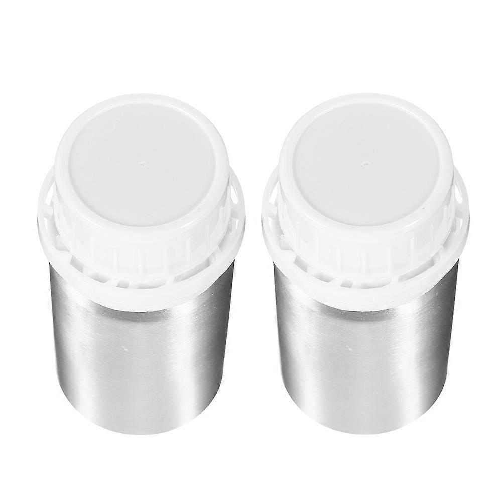 Essential Oil Packaging Bottles Refillable for Travel Mini Bottles 6Pcs Silver