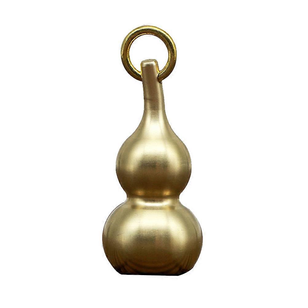 Gourd Brass Key Pendant for Car with 3Pcs Golden Hanging Set