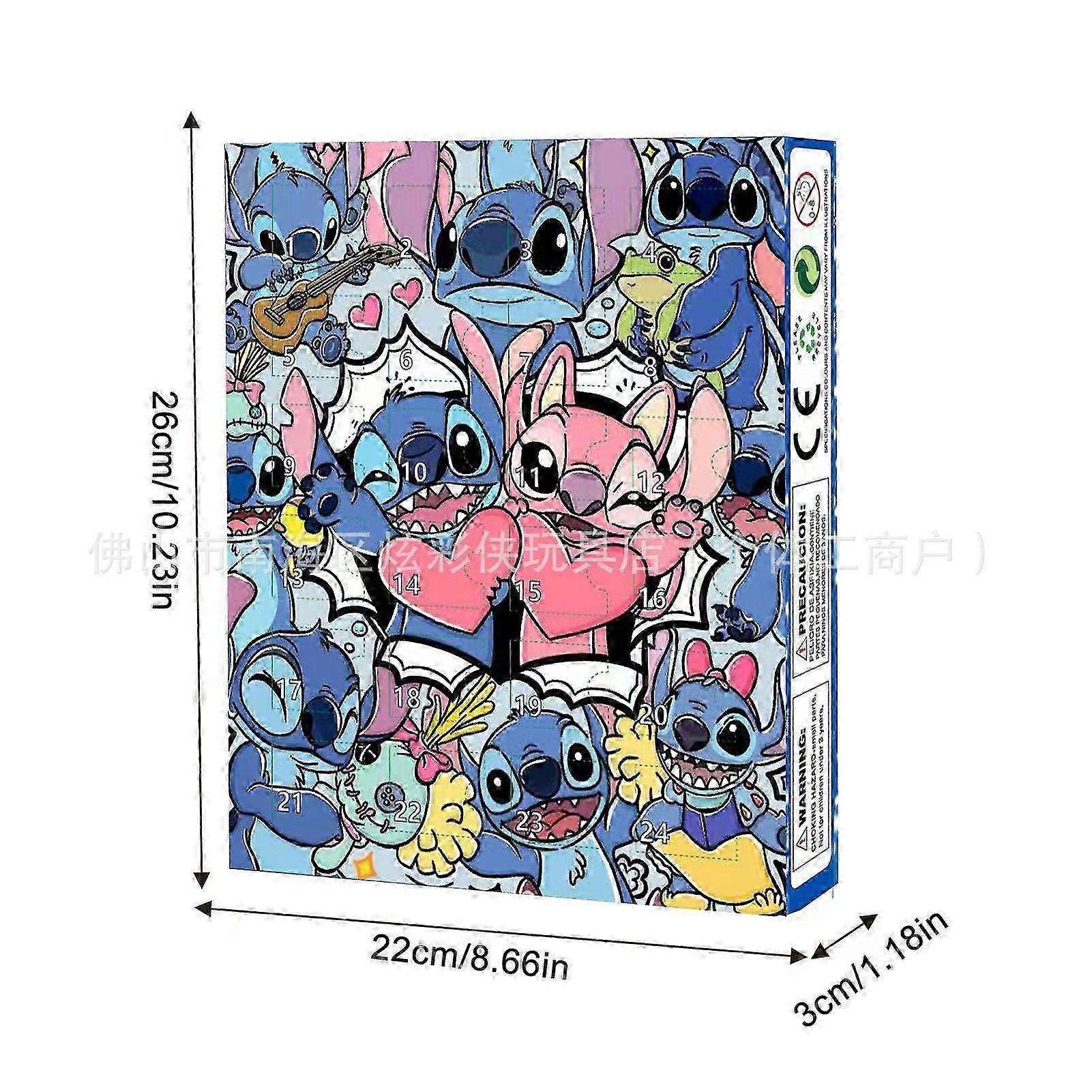 2025 Christmas Advent Calendar Lilo & Stitch Blind Box 24-Day Countdown 26s