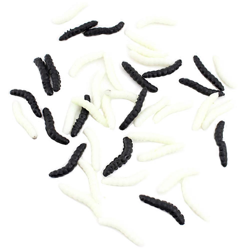 Artificial Maggots Prank Toy for Halloween Party Use 20Pcs Simulated Insect
