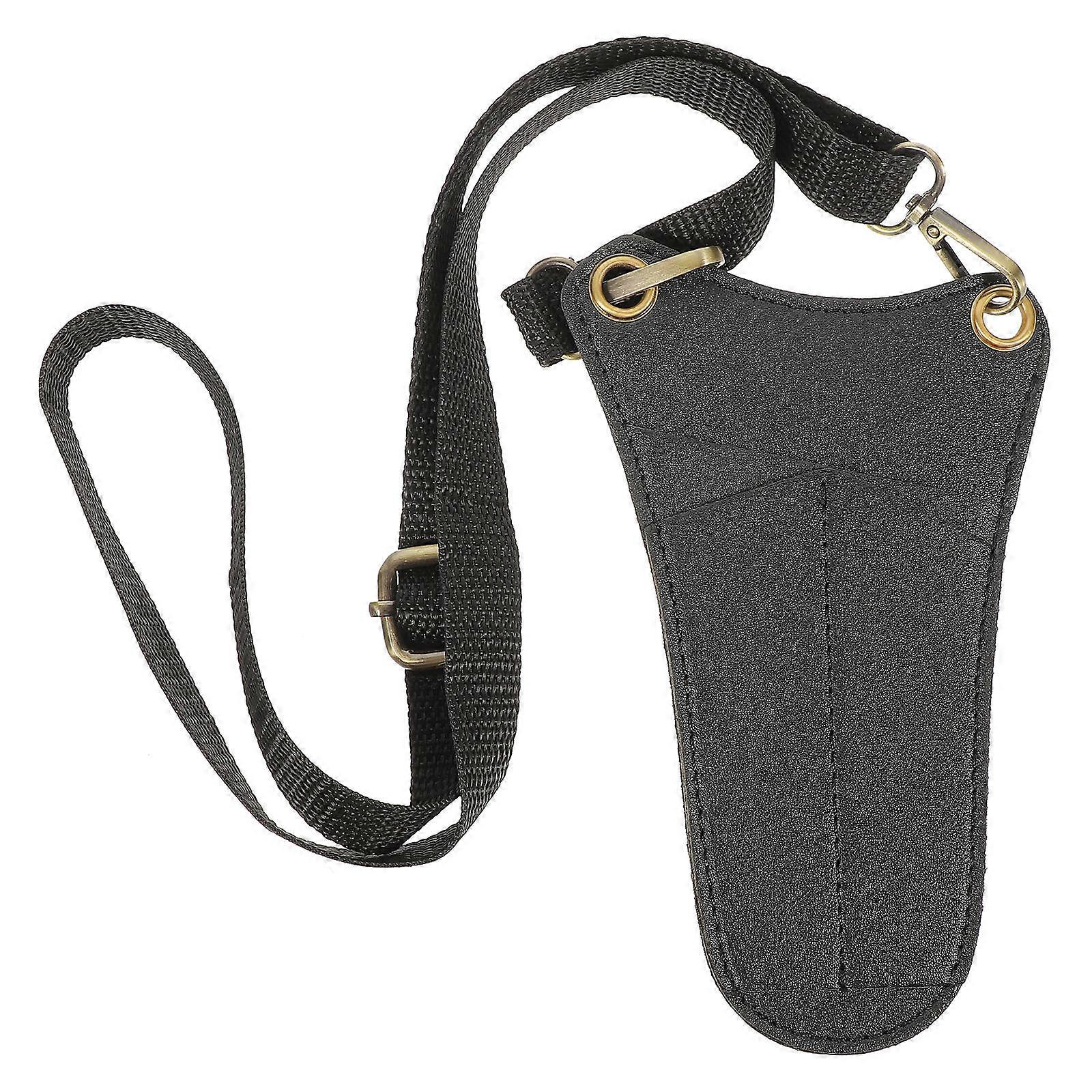 Scissors Shoulder Bag Protective Pouch for Salone 2Pcs Portable Black Kit