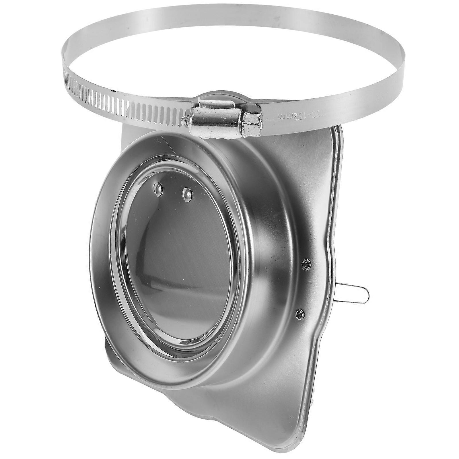 Air Compressor Check Valve Silent Check Valve 2Sets Stainless Steel Silver