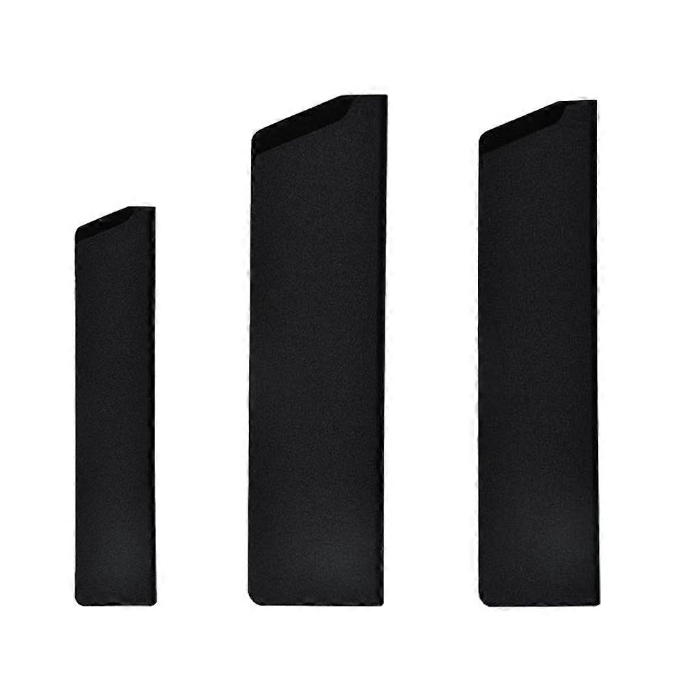 Cutter Protector for Kitchen 12Pcs Flocking Liner Cutter Sheathes Black