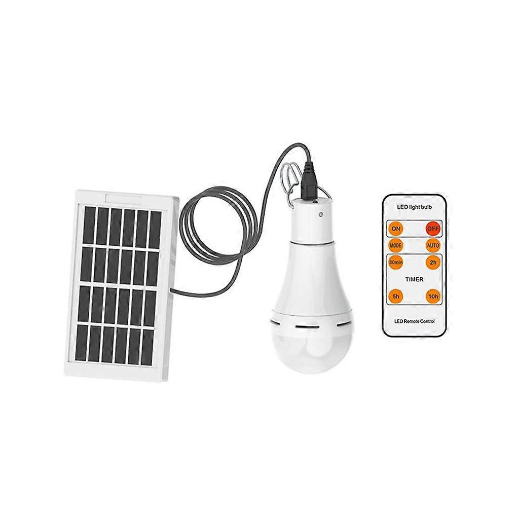 Hiking Solar Powered Light Tent Lightbulb Remote Control Outdoor Equipment