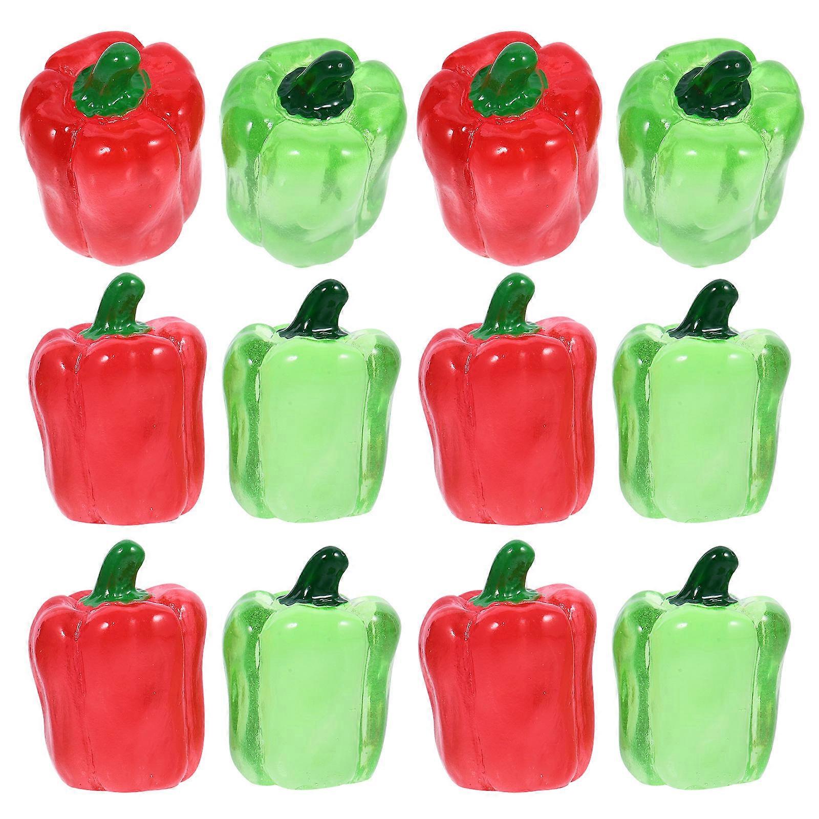 Mini Vegetable in The Dark for Decor 100Pcs