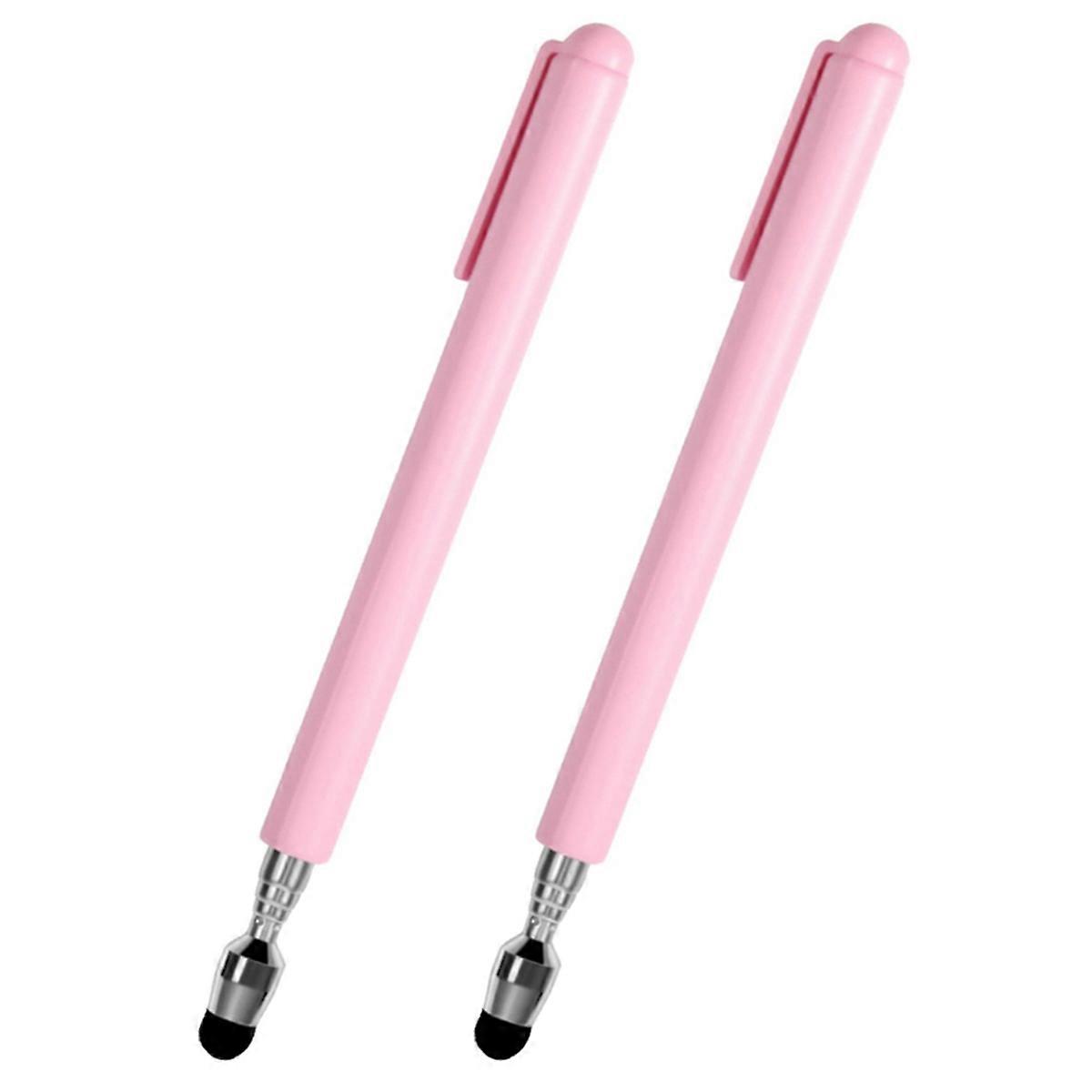 Universal Telescopic Stylus Pen for Touch Screens, (Pink)
