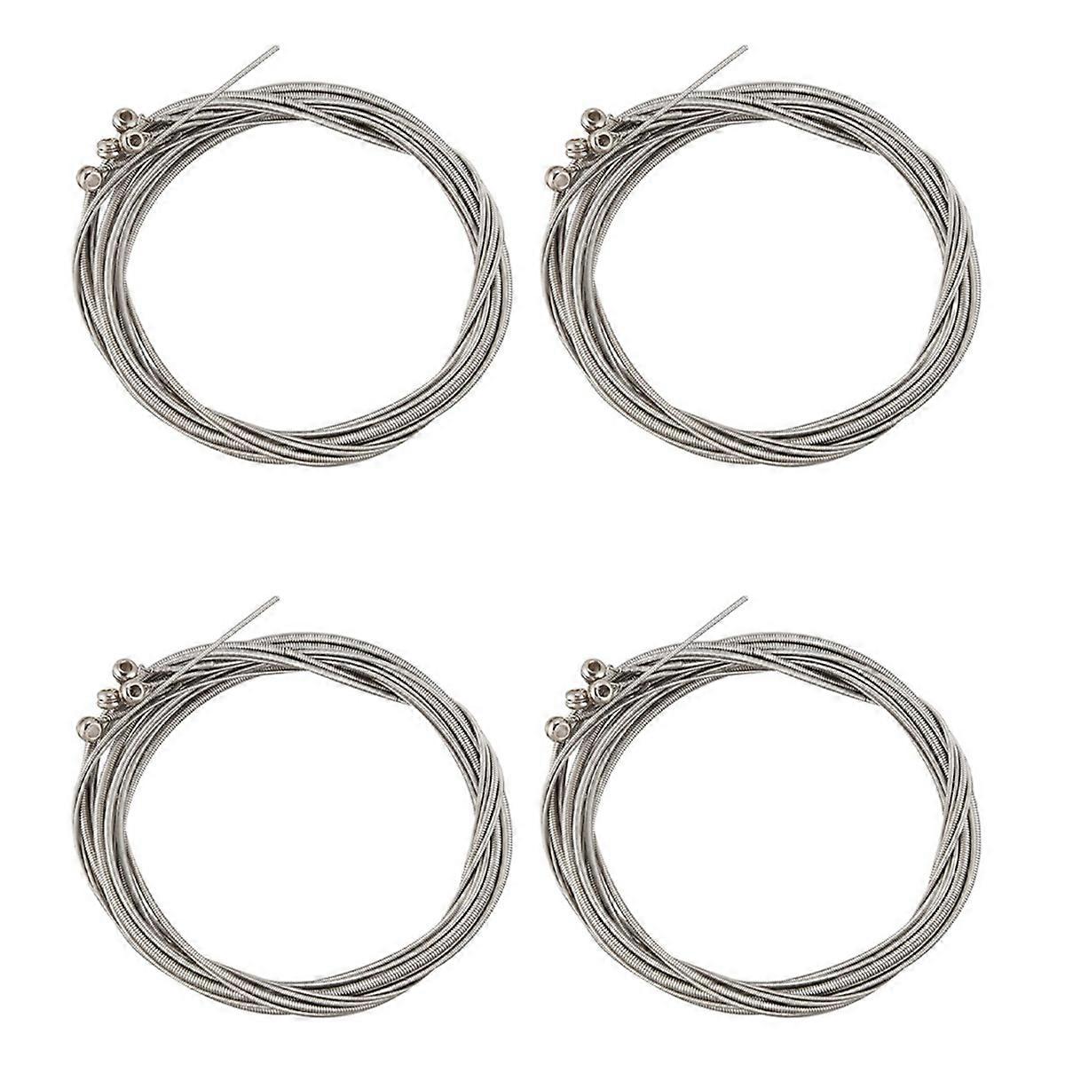 Set of 4 Steel Strings for 4 String Bass Guitar