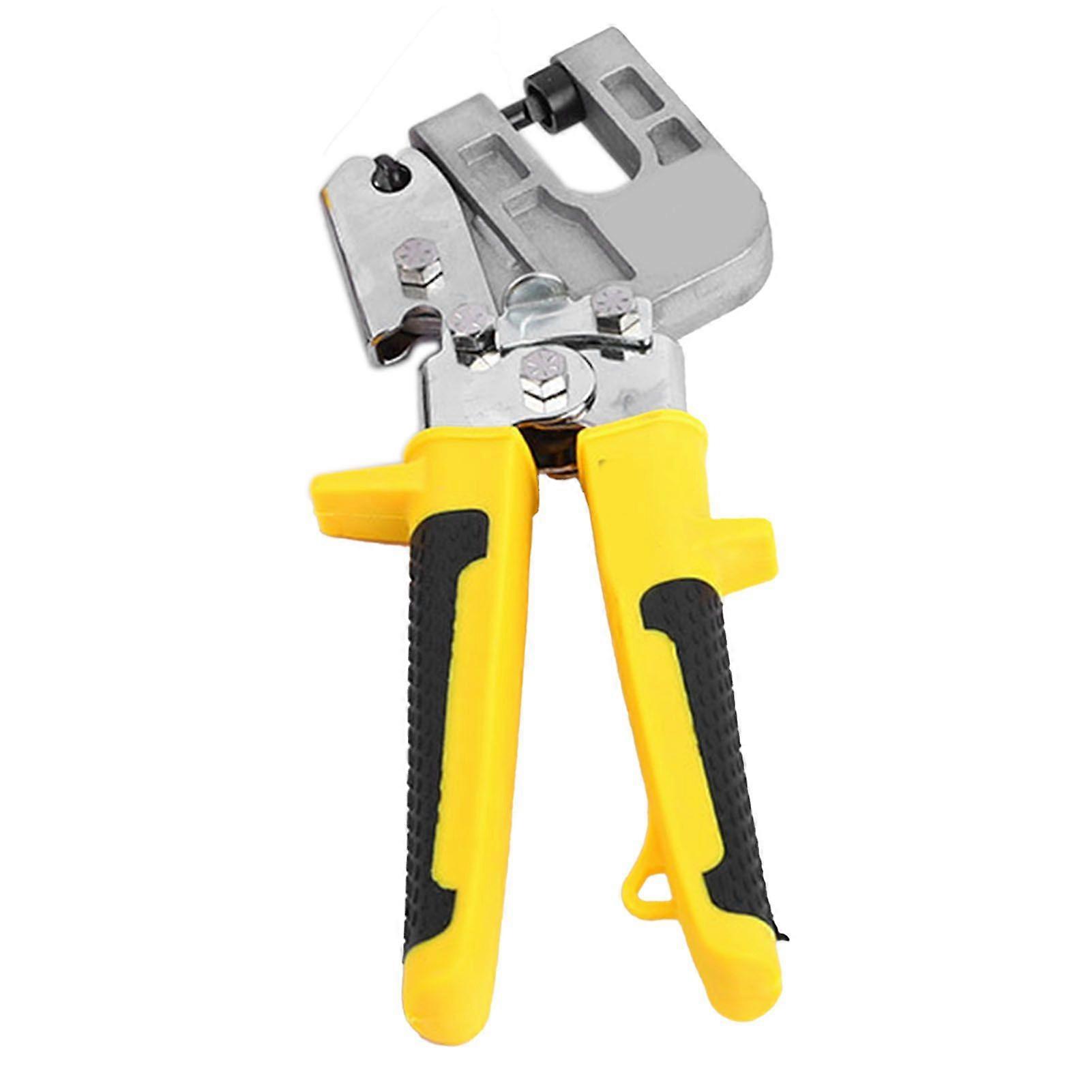 Keel Pliers Forceps Steel Ceiling Riveting Clamp Stud Crimper Woodworking Joist Tool