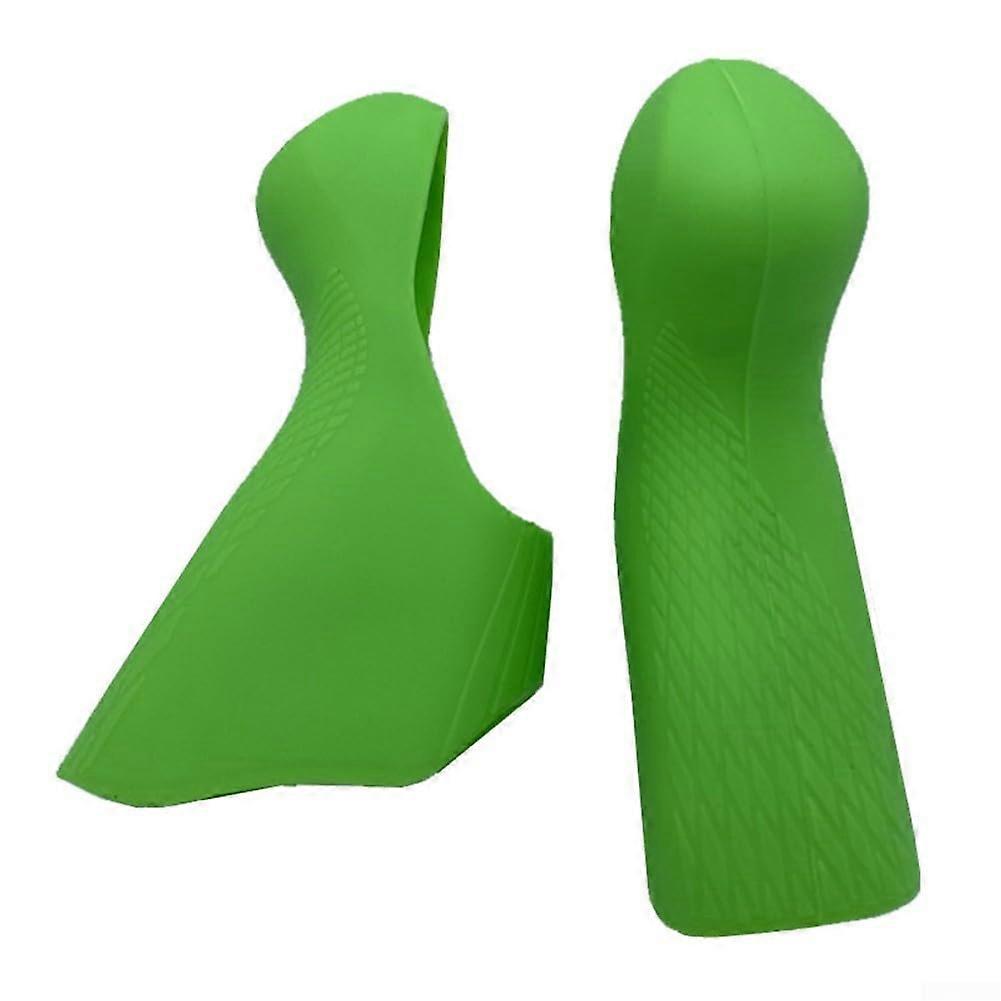 Rubber for Bicycle Brake Lever Hoods Compatible With Shimano ST5700/105 Shifters Road Bike Handlebar Replacement Green