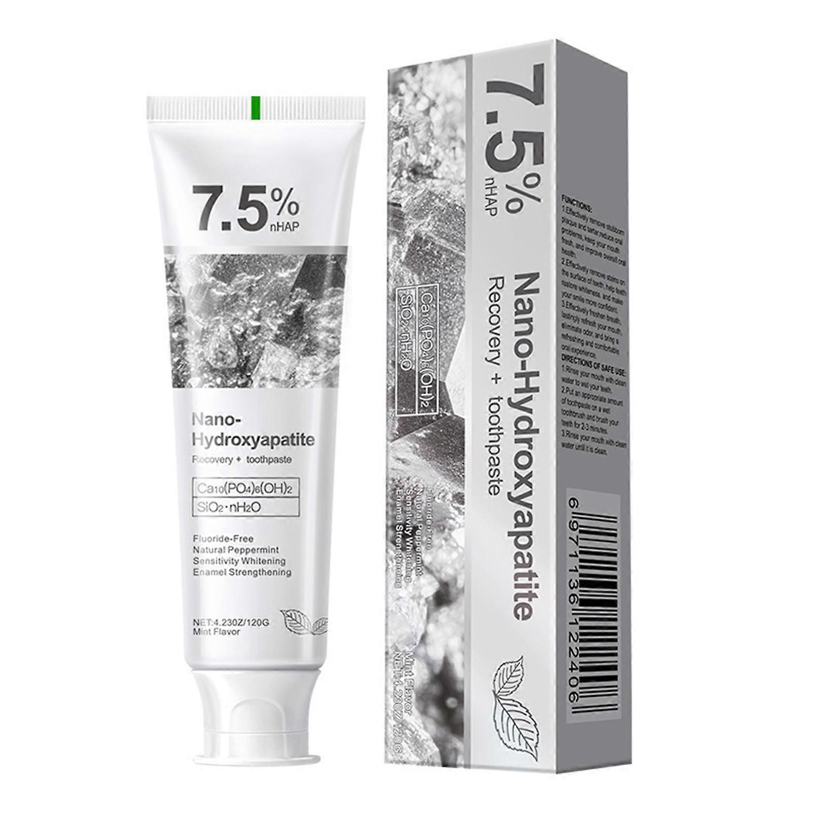 1-3X Hydroxyapatite Toothpaste Enamel Strengthening&Sensitivity.Whitening