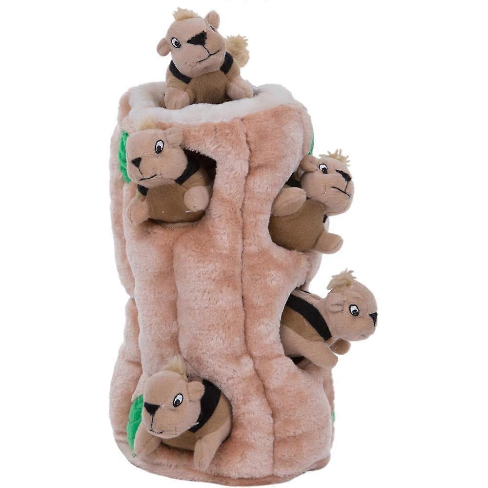 Hound Hide A Squirrel Plush Dog Toy Puzzle - XL Interactive Hide - and - Seek Toy with Safe Plush Material for All Dog Breeds