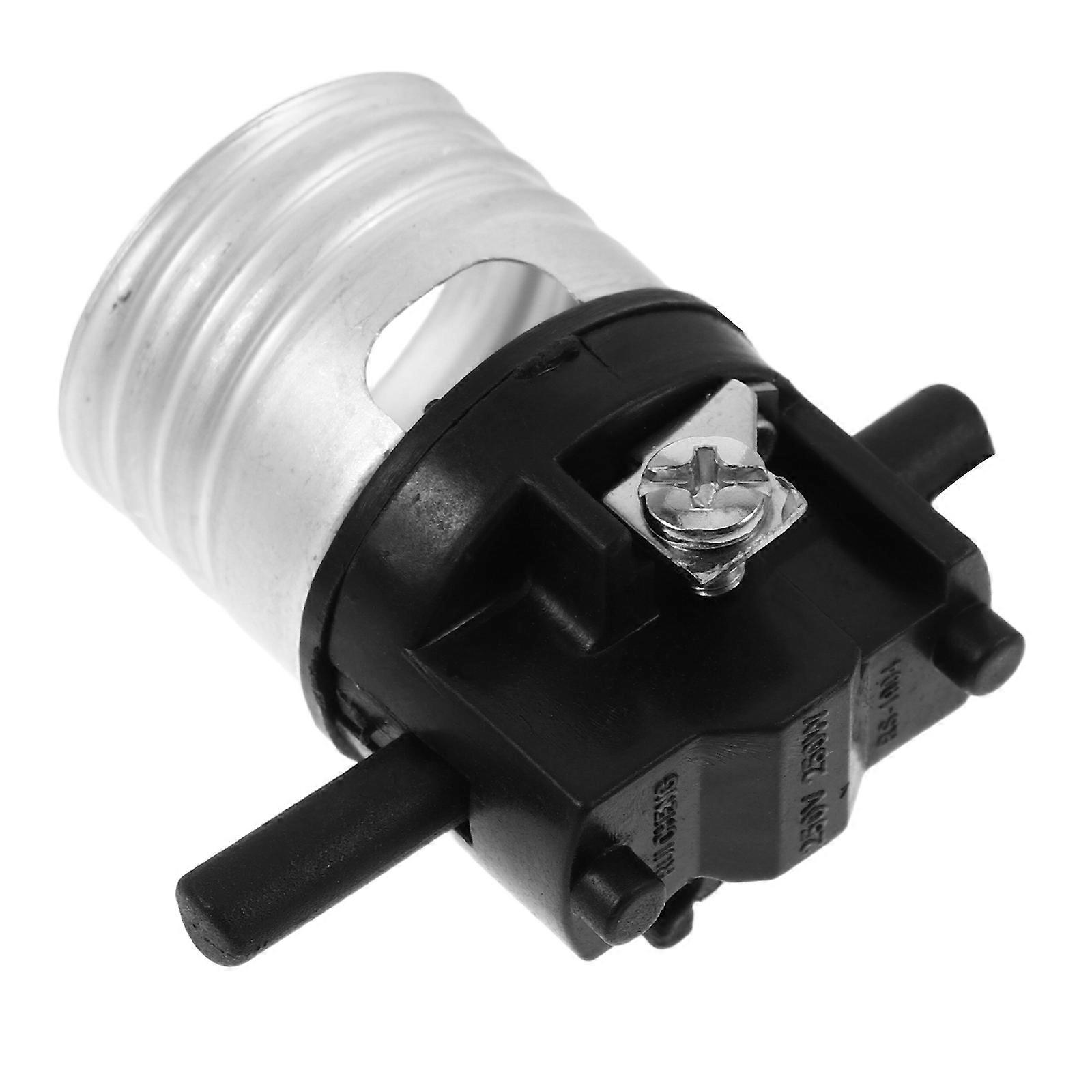 Lamp Socket Light Socket Replacement E26 Push Switch for 3Pcs Repair Parts
