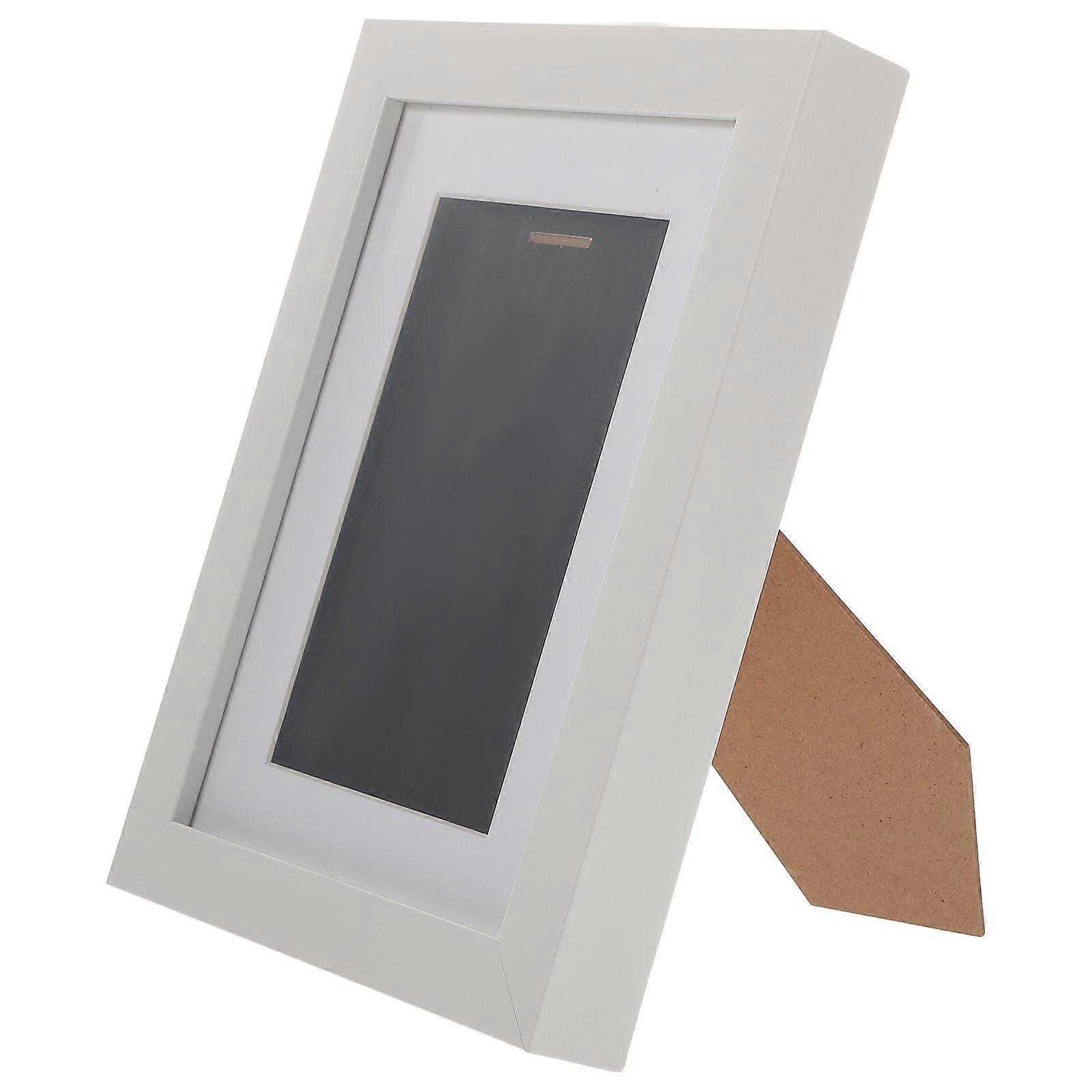 Medal Photo Frame Desktop Photo Holder for Display 4Pcs White Pack