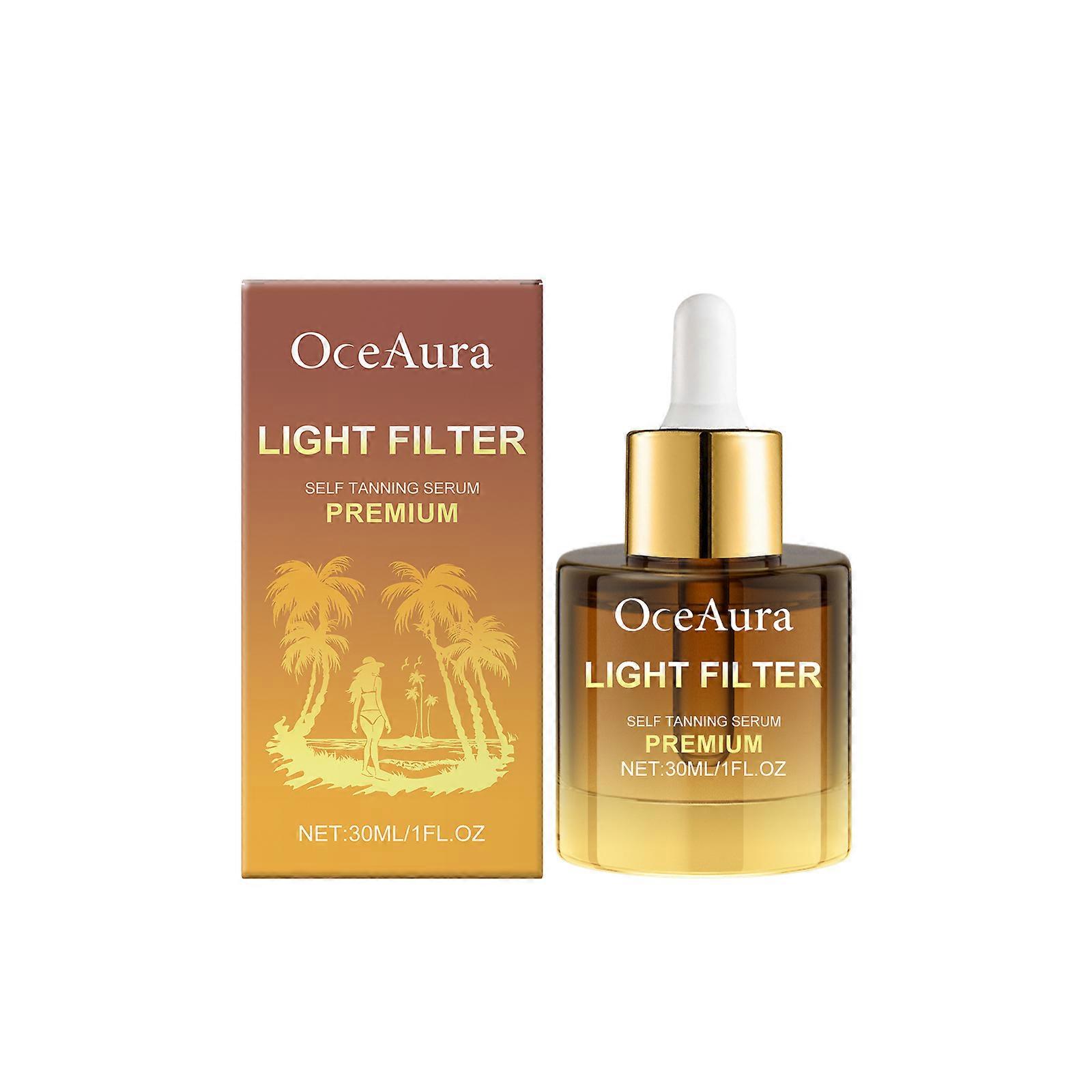 OceAura Non-Tanning And Darkening Essence, Gentle, Moisturizing And Naturally Creating A Bronze Skin Herbal Essence
