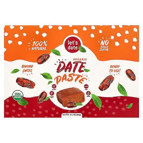 Let's Date, Organic Date Paste, 14.1 oz (400 g)