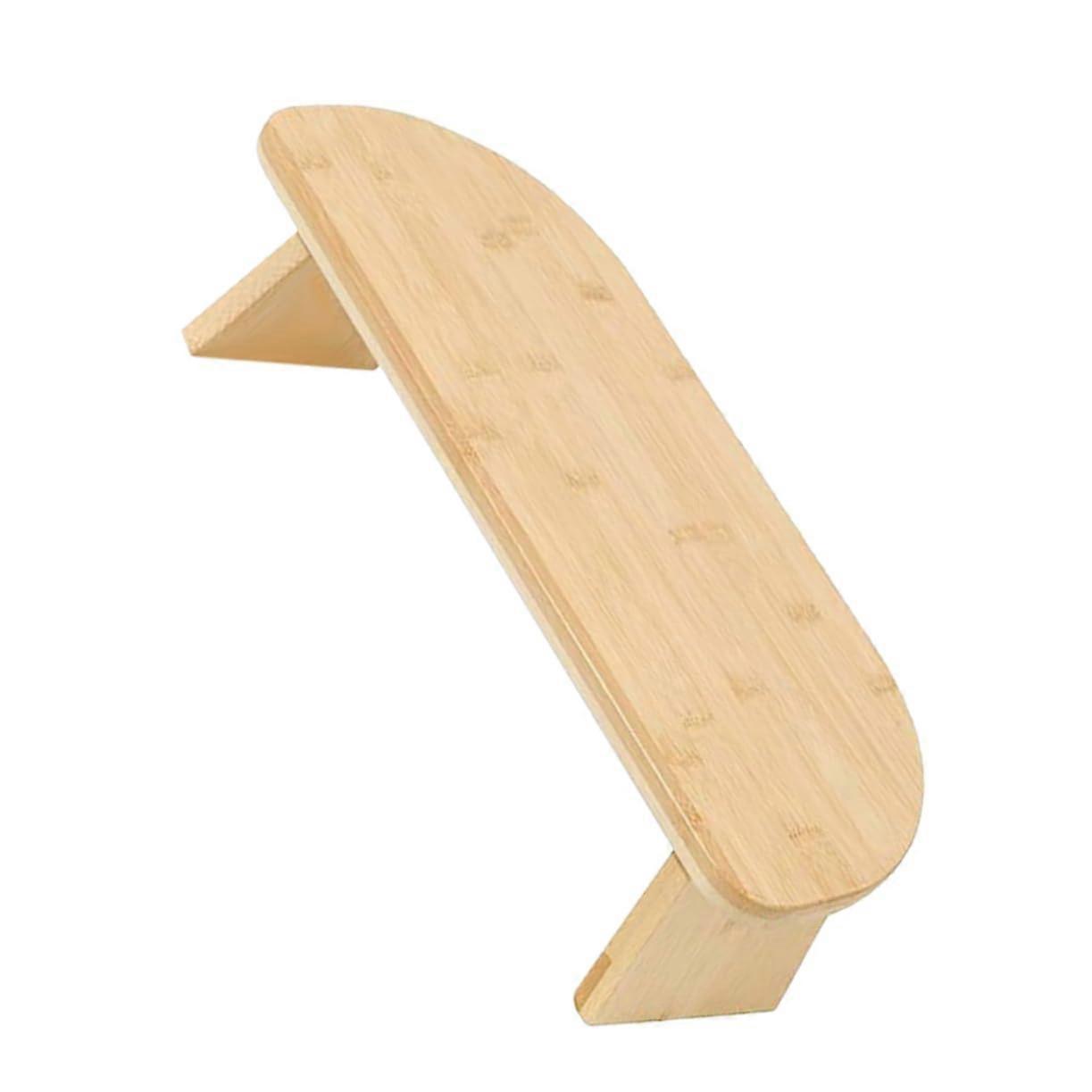 Bamboo Stool For Small Equipment Knee Height Reusable Home Use