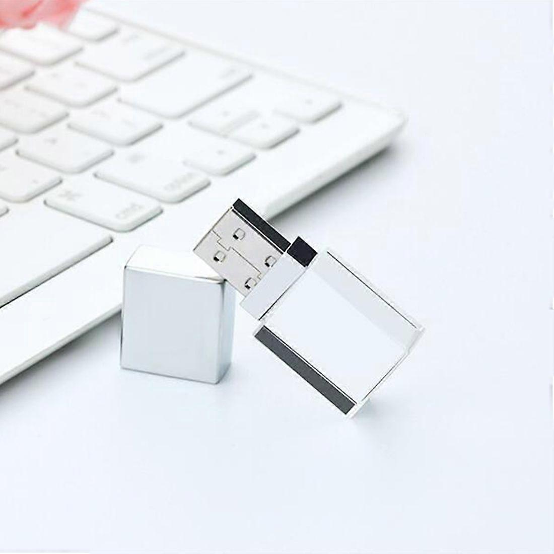 Crystal Flash Light USB 2.0 Flash Drive, Capacity: 64GB
