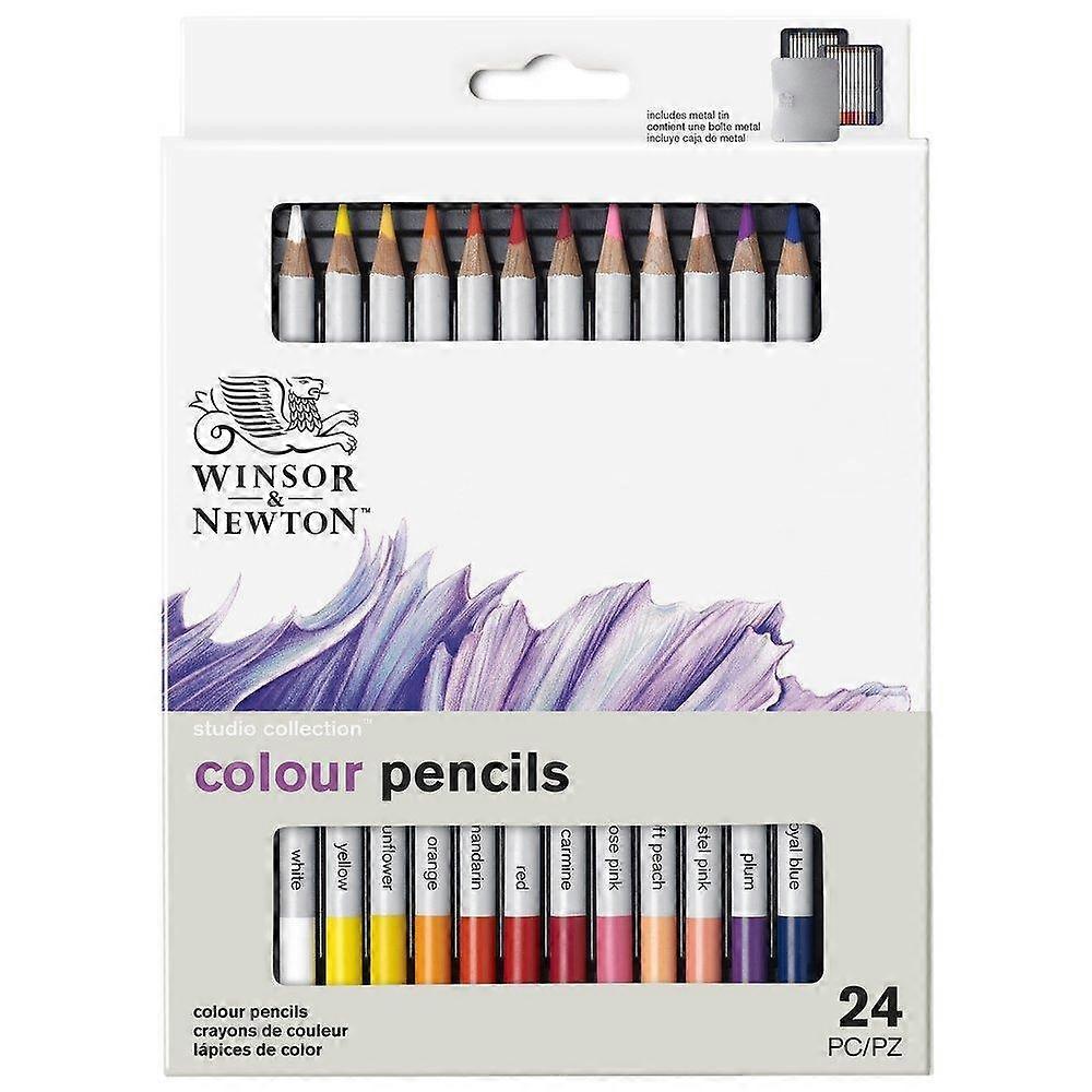 Winsor & Newton Studio Collection Colour Pencils 24 Set