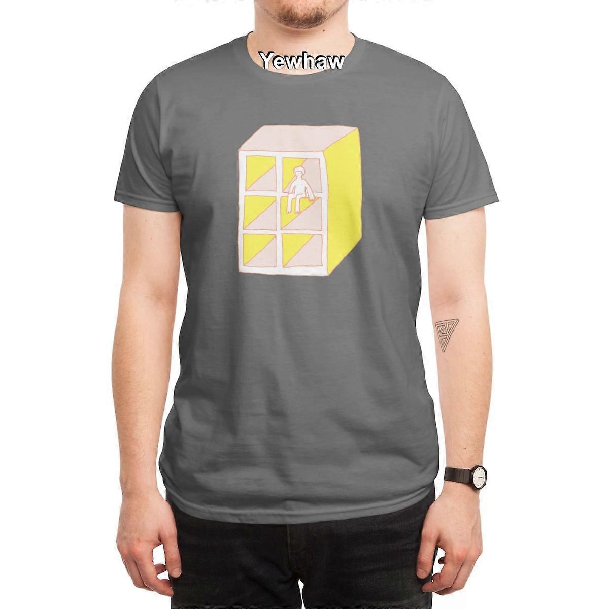 Outside the Box T-Shirt playful minimalist surreal pink