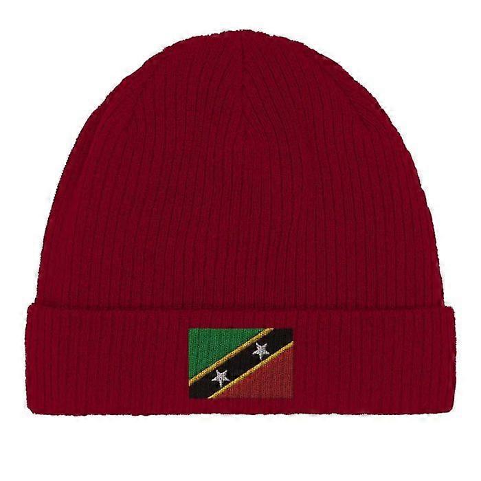 Saint Christopher and Nevis Flag Cap in Red