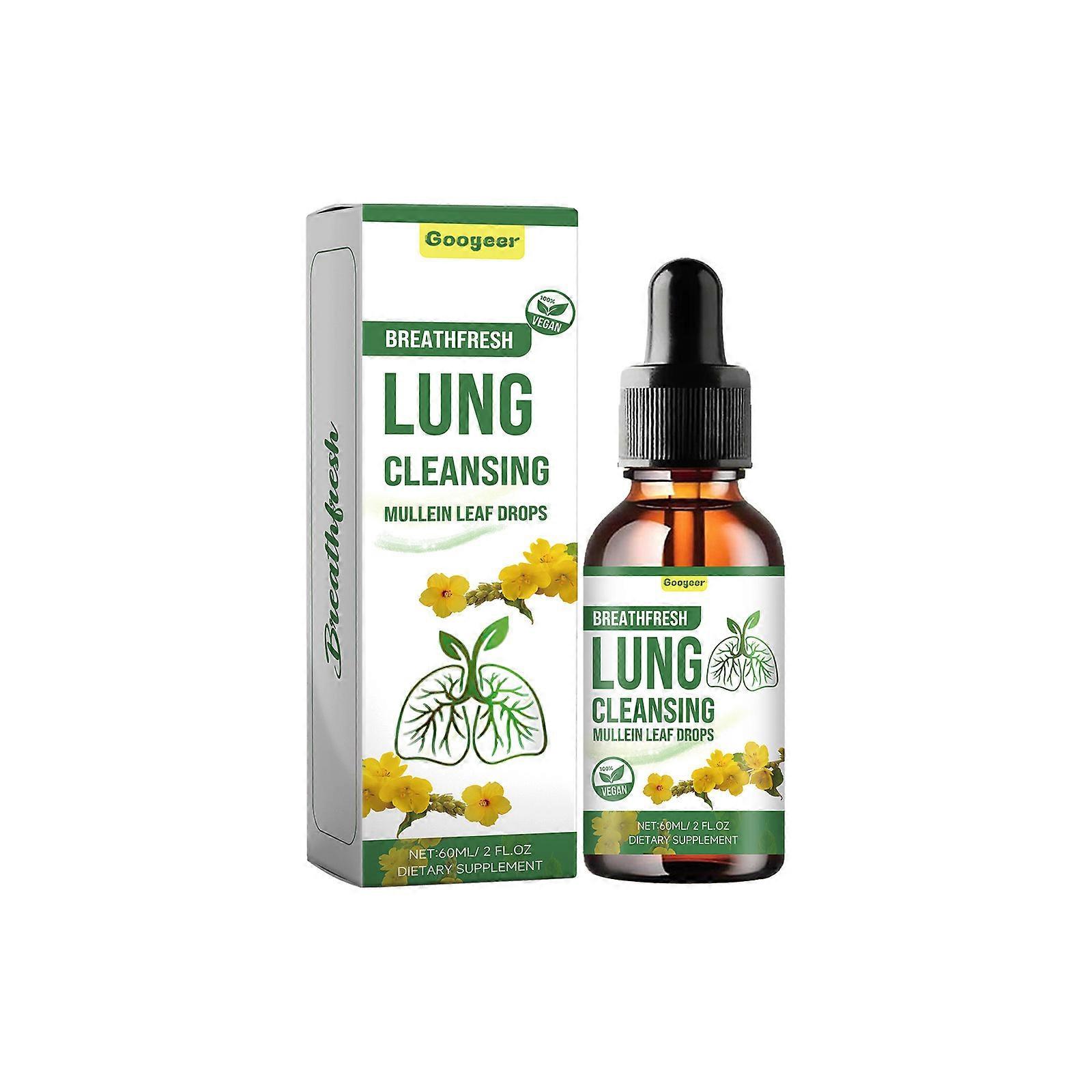 Googeer Lung Cleansing Pilosa Leaf Drops Help Clean The Lungs And Restore Smooth Breathing 60ml