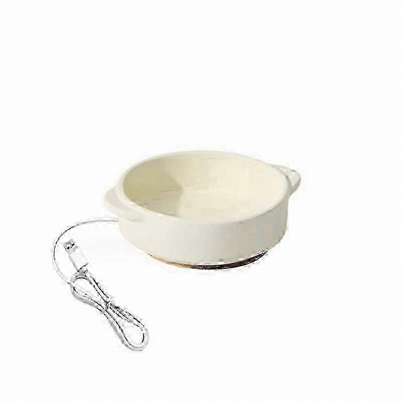 Thermostatically Controlled Heated Bowl for Outdoor Pet Use with Durable Cord