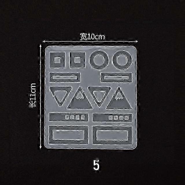 JWL-4pcs Silicone Earring Mold Earring Resin Mold (4 models can be matched at will, leave a message and let me know)