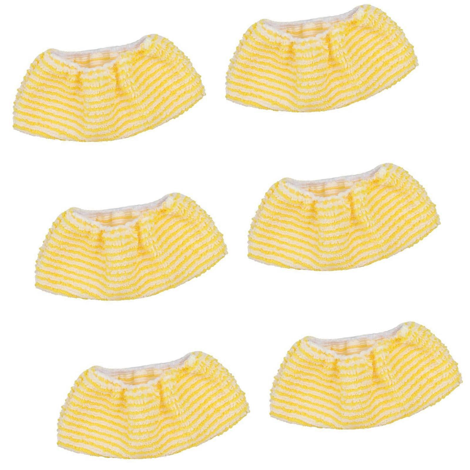 6 Pack Microfiber Mop Pads Suitable for SC1 SC2 SC3 SC4 SC5 Steaming Cleaners Washable Reusable for Room Hard Floors Use Multicolor