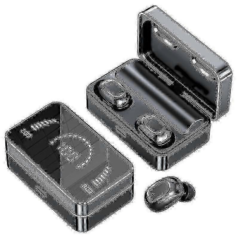 Mirror Digital Display Touch Tws Wireless Bluetooth Headset Large Capacity Battery