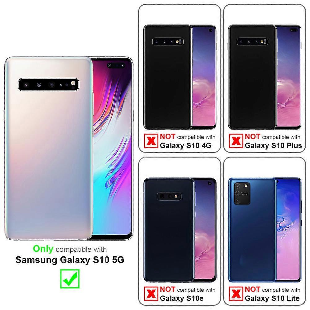 Samsung Galaxy S10 5G Protective Case TPU Case - Matte Metallic Design