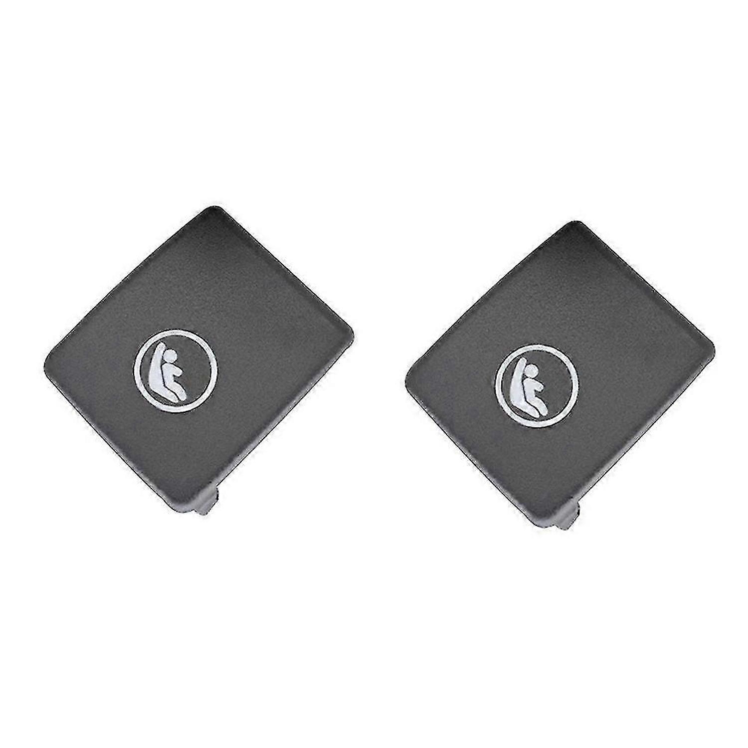 auton takakoukun isofix-suojus V60 V90 XC40 XC60 S60 S60 S90 - 2x musta lasten turvaistuin