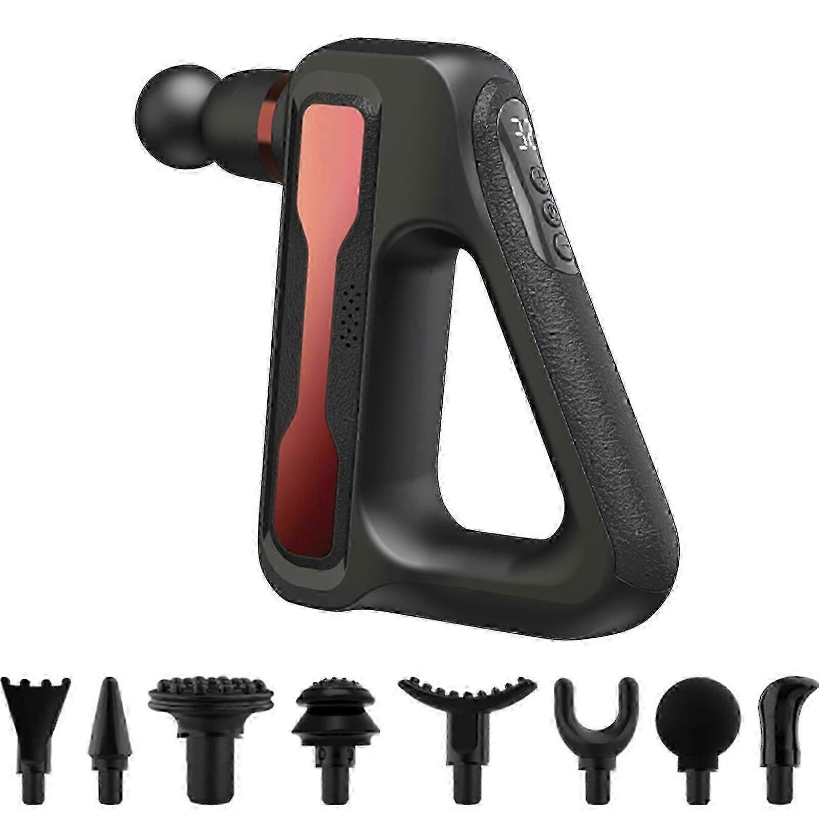 Massage Tool Muscle Massage Machine with 8 Alternative Heads and 32 Vibration Modes