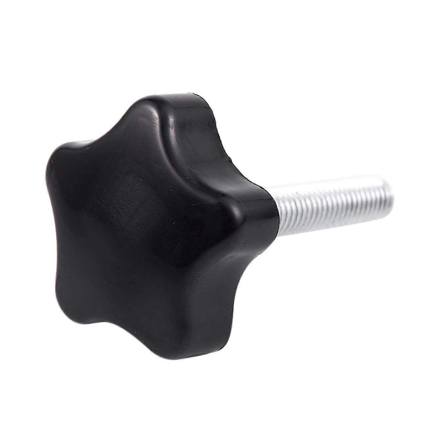 M8 Wing Screw 40mm Star Head Clamp Knob Black Handle