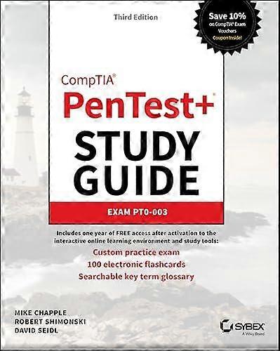מדריך לימוד CompTIA Pentest מאת דיוויד זיידל בכריכה רכה