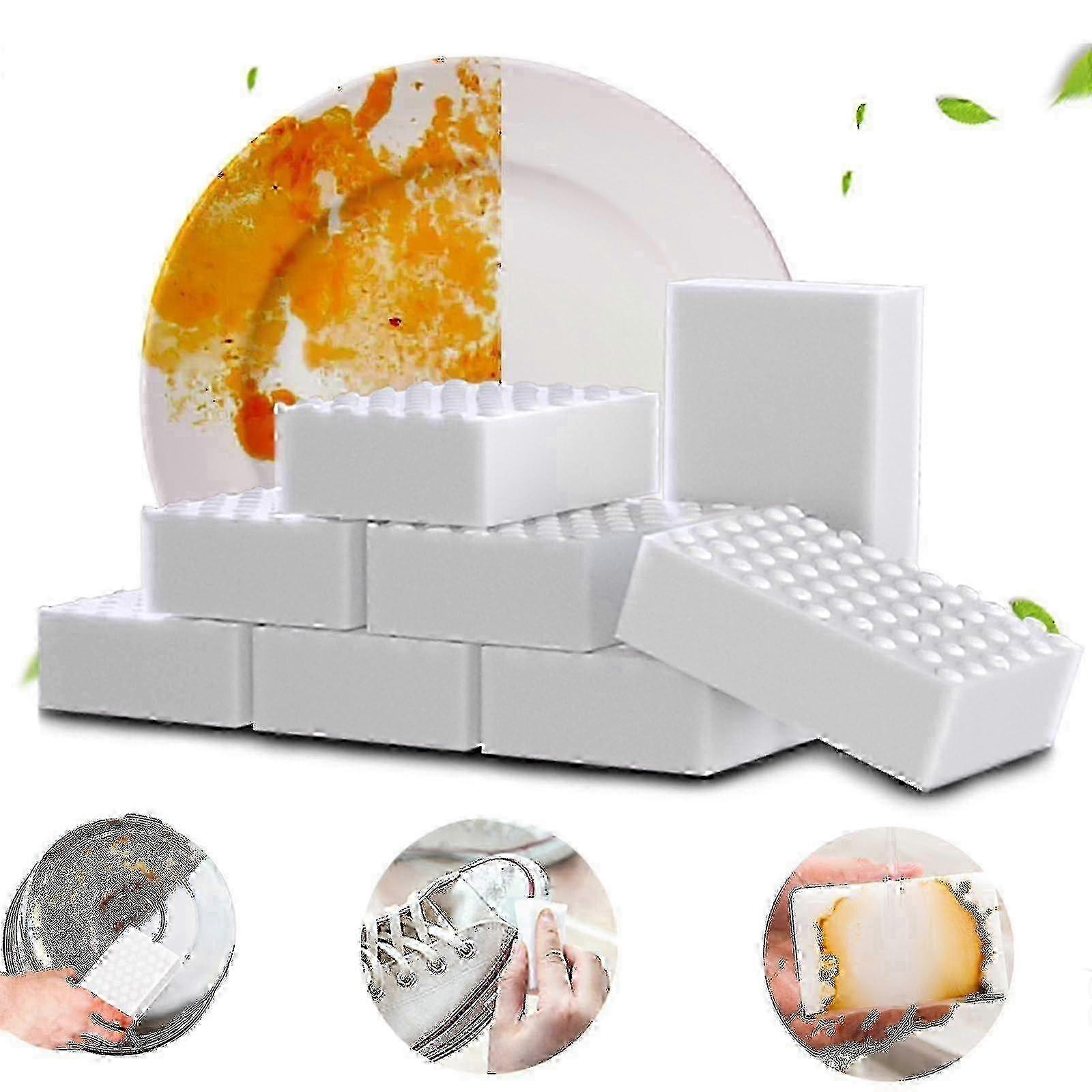 Magic Sponge Eraser, 2x Longer Durable Melamine Foam, 10pcs Multi-surface Cleaning_Feb