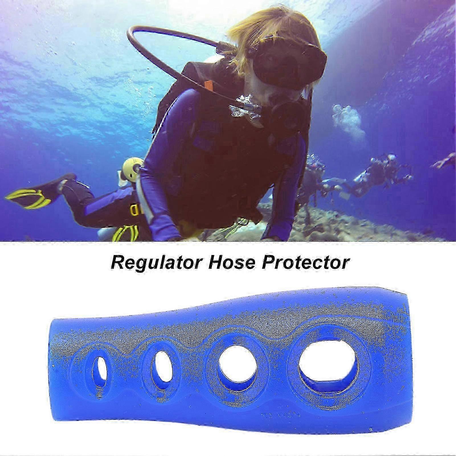 63mm Scuba Diving Regulator Hose Protector, PVC Vented Regulator Hose Protector Vented Regulator Protector with Hole for Regulator Diver Gea