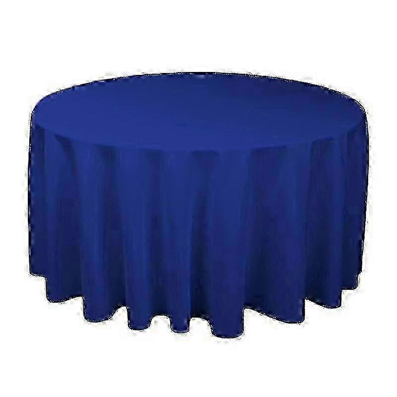 Wedding Birthday Party Table Cover Polyester Round Solid Color Tablecloth 2025
